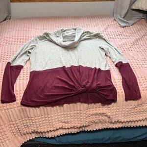 Maurices Heather Gray Knit Top